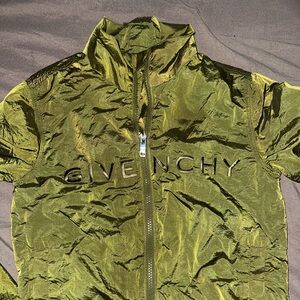 Givenchy Olive Zip Track Jacket with Embroidered Logo With Matching Track Pants